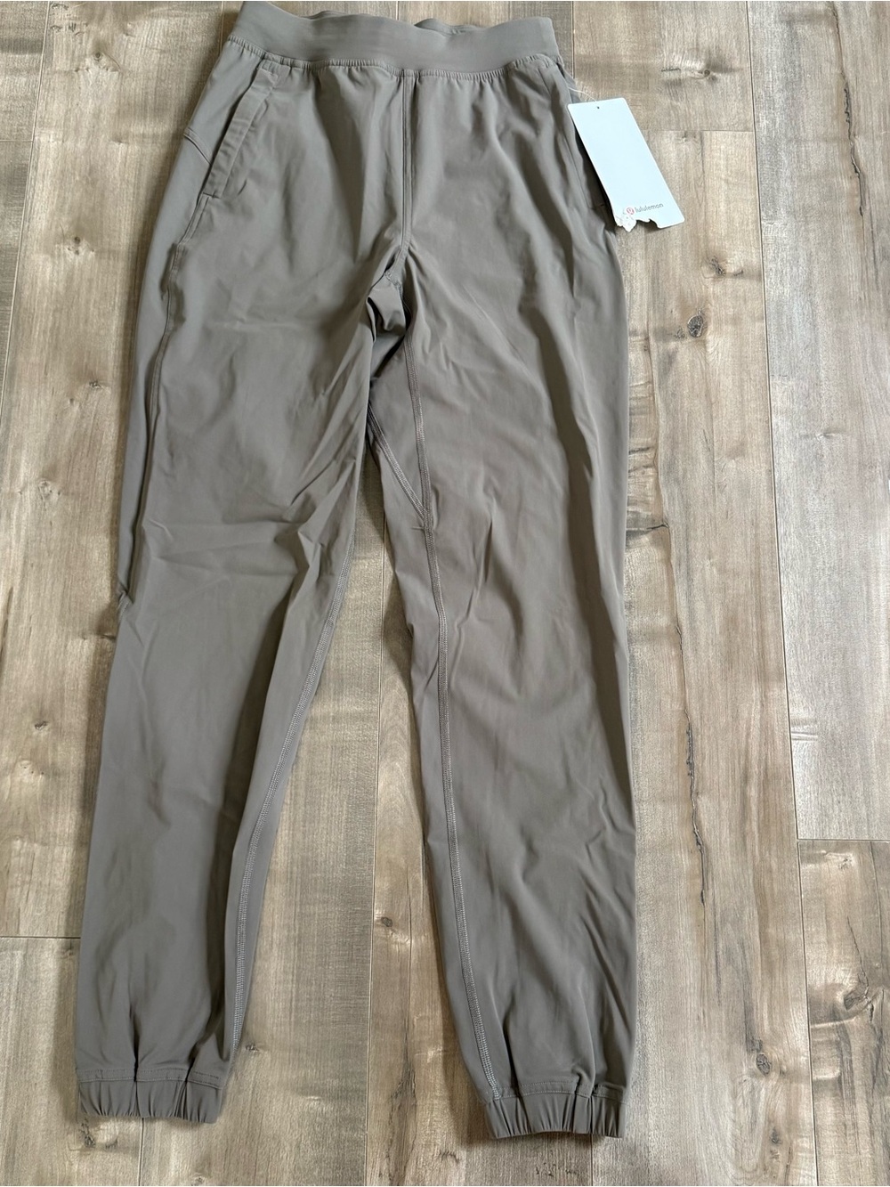 NEW Lululemon Athletica Adapted State HR Jogger Size 2 Nomad Taupe Brown Pants
